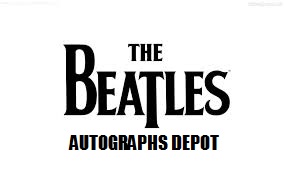 THE BEATLES AUTOGRAPHS DEPOT
